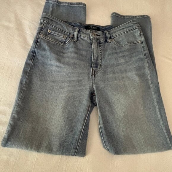Lauren Ralph Lauren Premier Straight Jeans Size 6 - Picture 1 of 9